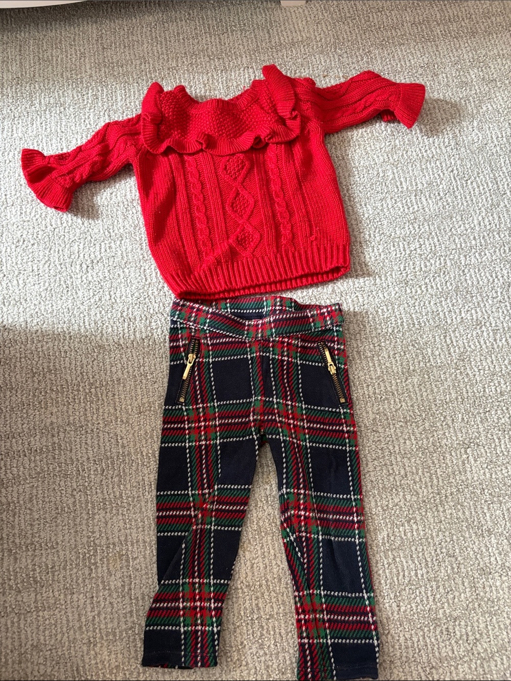 Janie and Jack Christmas Outfit 12months